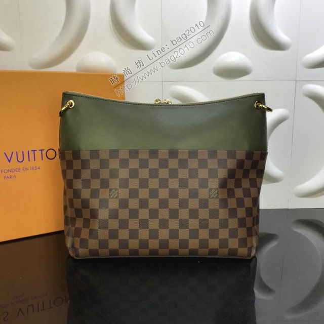 路易威登LV女包 N40366 2020秋季 Maida手袋 lv新款棋盤格拼小牛皮手袋  ydh3794